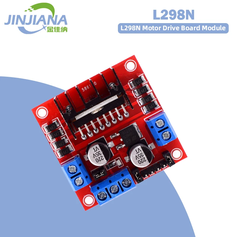 

L298N DC Motor Drive Module driver board module L298 stepper motor smart car robot breadboard peltier High Power