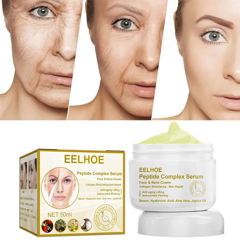 

Peptide Remove Wrinkles Face Cream Lifting Firming Fade Fine Lines Whitening Moisturizing Anti-Aging Skin Care Korean Cosmetics