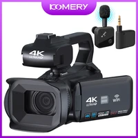 komery new release 4k wifi camera youtube camorders webcam camera 64mp ultra hd camera 18x zoom 4 0 touch screen camera video a