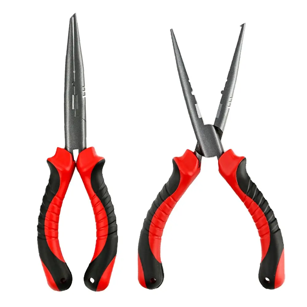 

Fishing Pliers High Carbon Steel Lure Hook Remover Line Cutter Scissors Grip Hooks Split Ring Portable Accessories Tackle