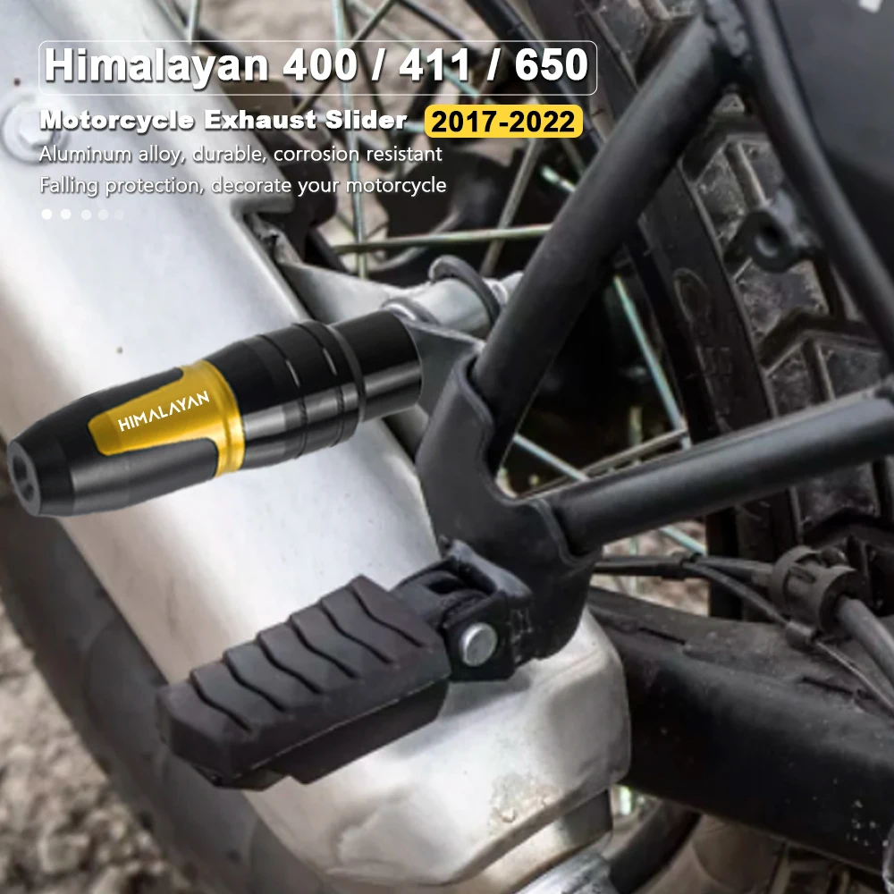 

Crash Pad Protector Himalayan 650 Exhaust Slider Motorcycle For Himalayan 400 411 2017-2019 2020 2021 2022 Falling Protection