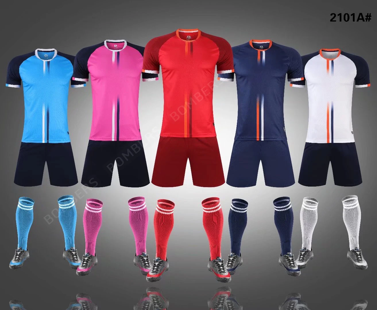 22-23 Men Football Jerseys Soccer Kit Adult Football Uniforms Customized Blank Fubol Training Suit Wholsales Name Number