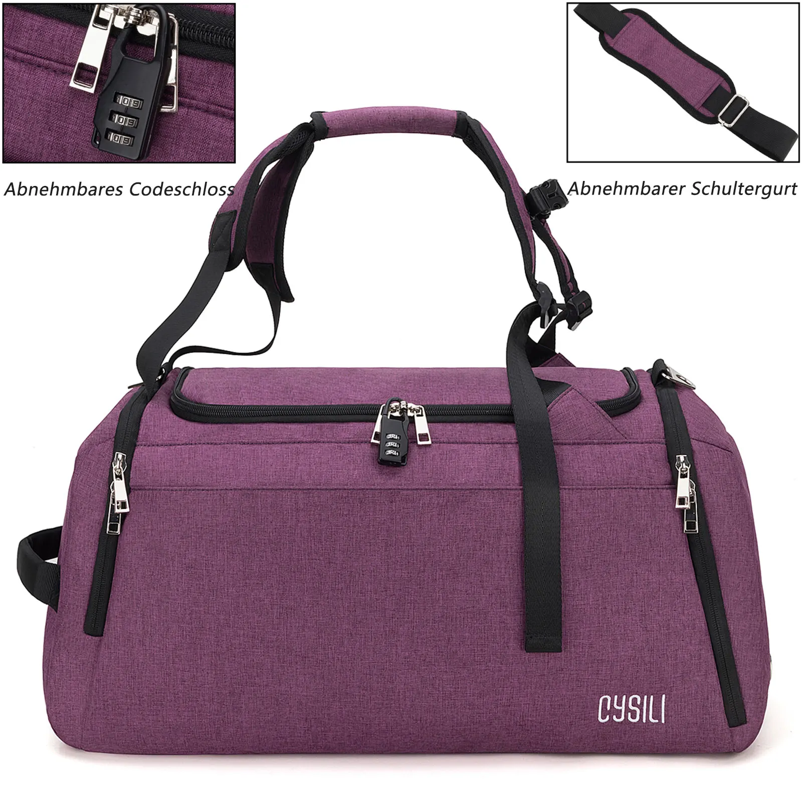 Спортивная сумка с отдельным отделением для обуви идеально подходящая