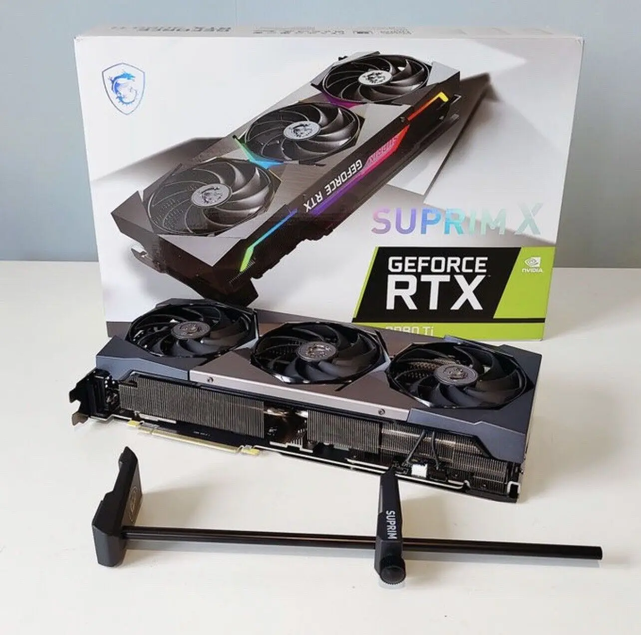 

Оригинальная герметичная видеокарта GeForce RTX 3080 Ti SUPRIM X 12G