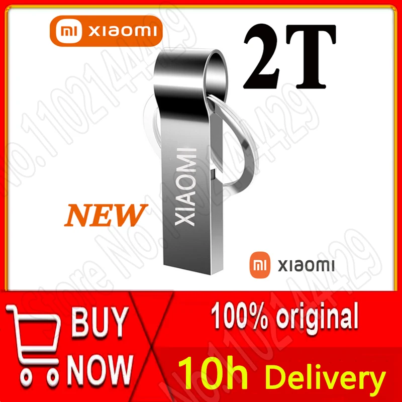 

2T | XIAOMI U disk Good Quality High Speed USB 3.0 Flash Drive 2TB U Disk External Storage Memory Stick 2022 2 TB Harddisk