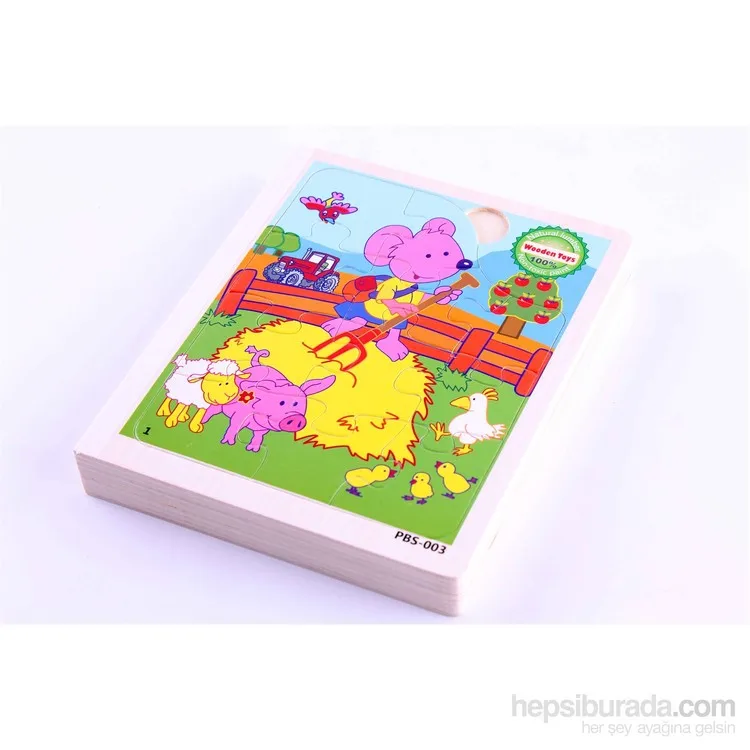 Learning Toys Learning Toys Деревянная 6-страничная книга-головоломка