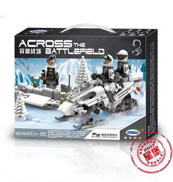 Конструктор XingBao Снегоход (290 деталей) - XB-06009 (XB06009) | Блочные конструкторы