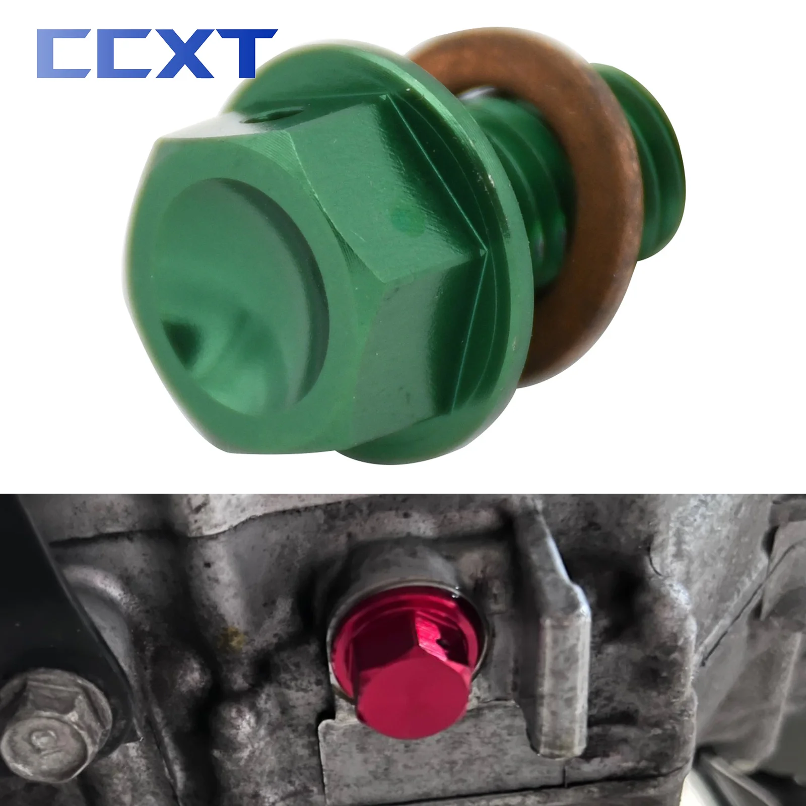 

M8 CNC Magnetic Oil Drain Bolt For Kawasaki KX65 KX85 KX100 KX125 KX250 KX500 KX250F KX450F Motorcycle Dirt Bike Motocross Parts