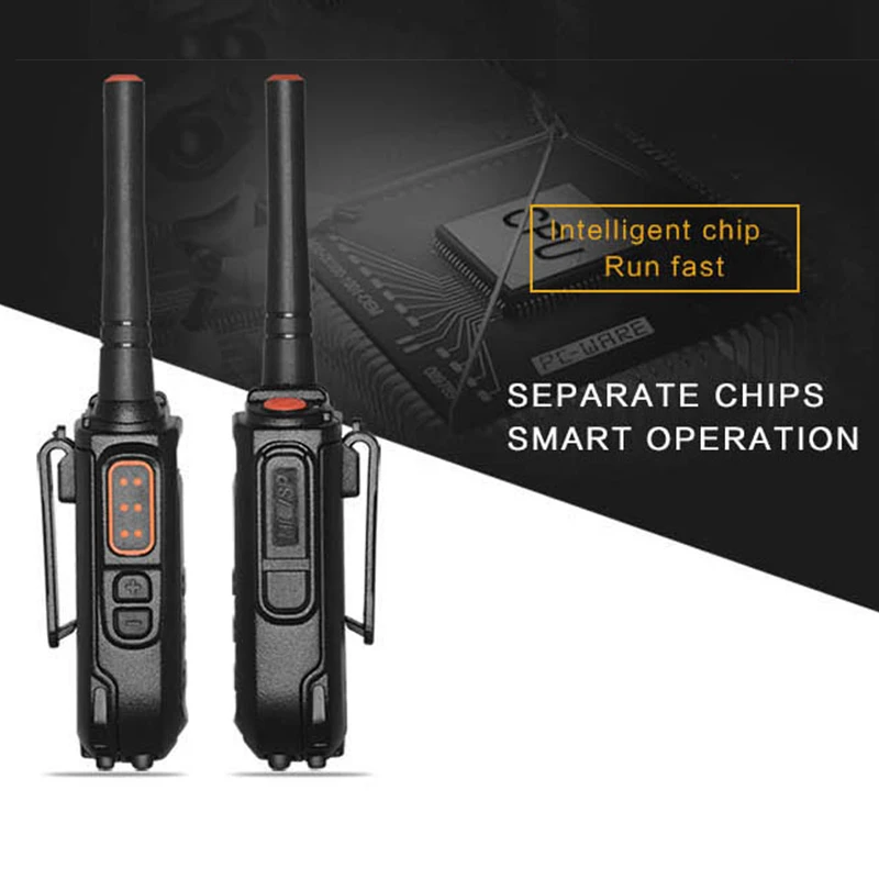 2 pcs Wurui DP168 DMR walkie talkie digital portable mini professional Two-way radio radios ham handy Mobile police uhf vhf 10km enlarge