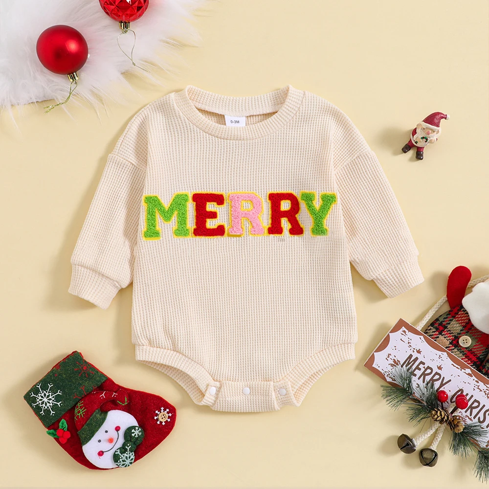 

2023 Рождественский комбинезон, одежда для маленьких мальчиков, Детский комбинезон с французским узелком, костюм для младенцев, короткий комбинезон с длинным рукавом, осенний наряд для детей