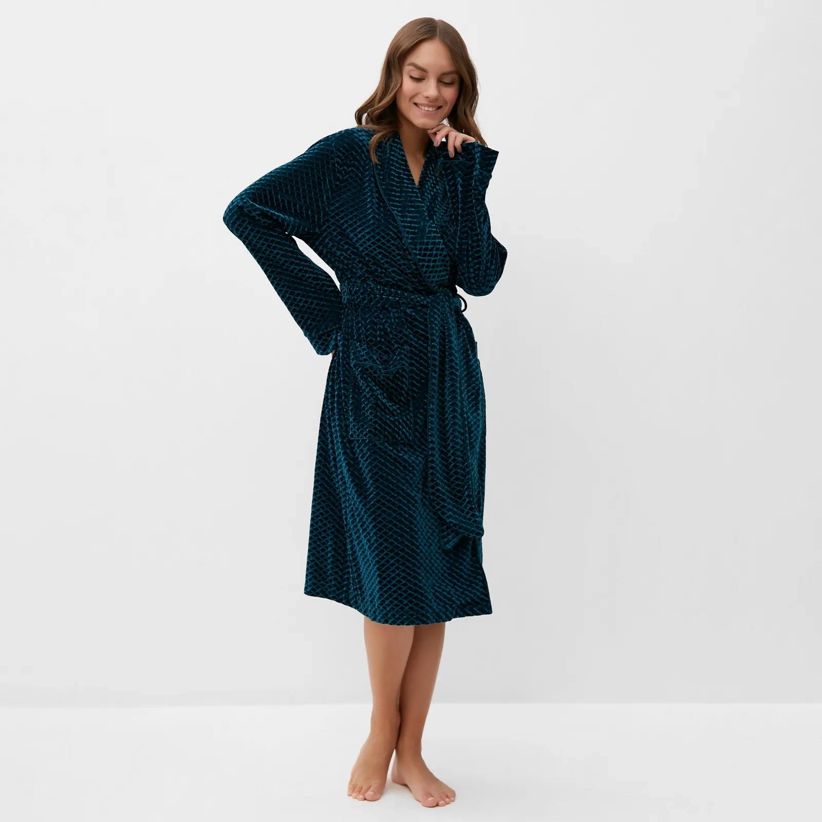 Халат женский KAFTAN Бархат р. 44