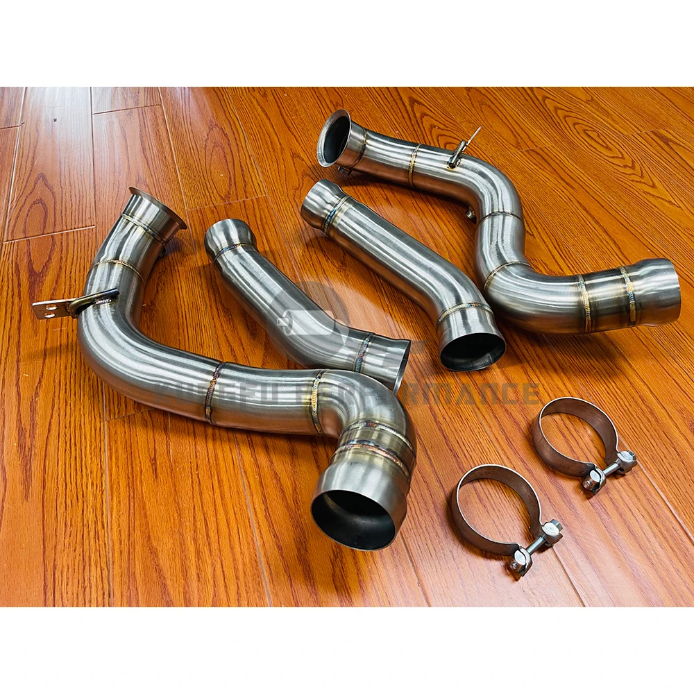 

KUNGFU PERFORMANCE Exhaust C63 Downpipe For C63S AMG W205 M177 4.0T 2015+