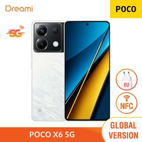 Смартфон POCO X6 5G, 8/256ГБ, 12/256ГБ, global