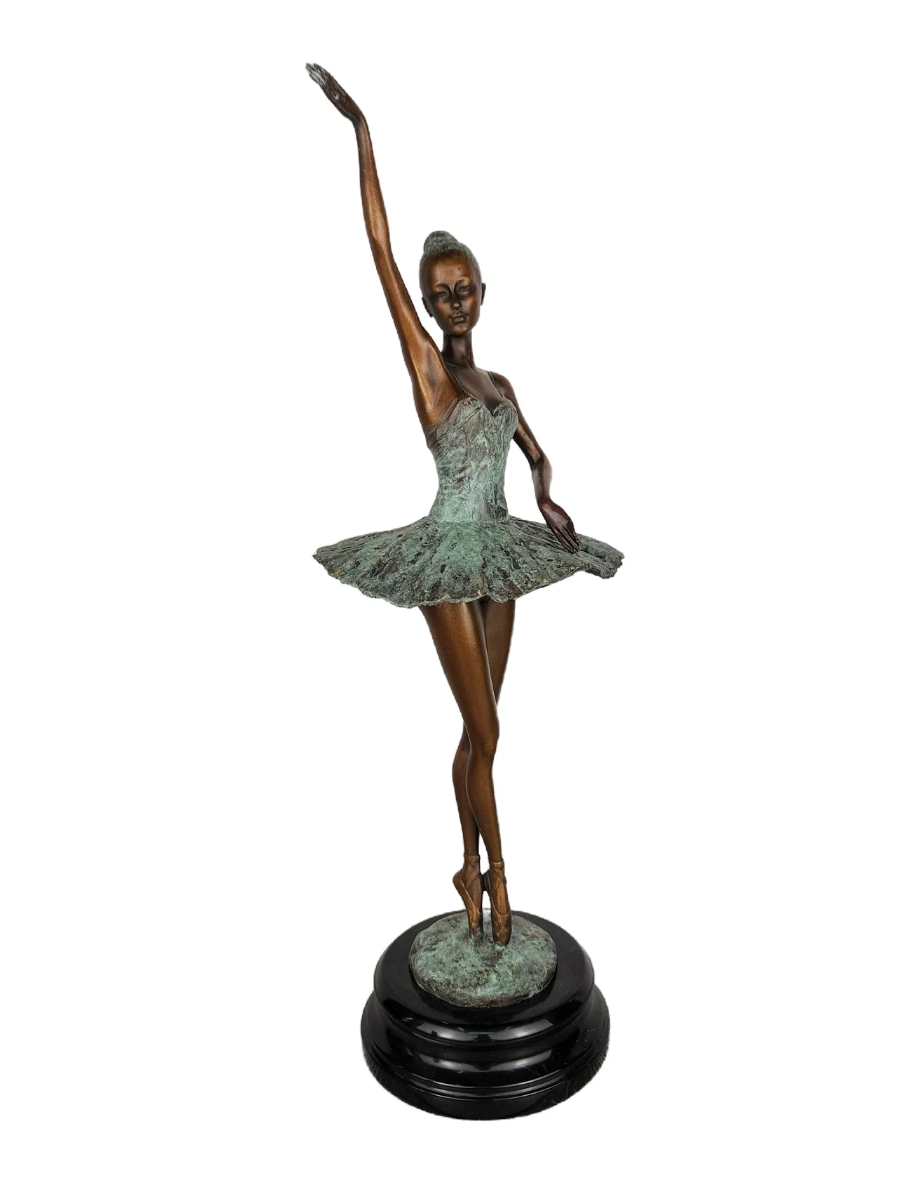 Скульптура &quotБалерина&quot(ЕР-565) Ширина (см): 14 Высота (см):44 Вес (гр): 2700. Бронза.