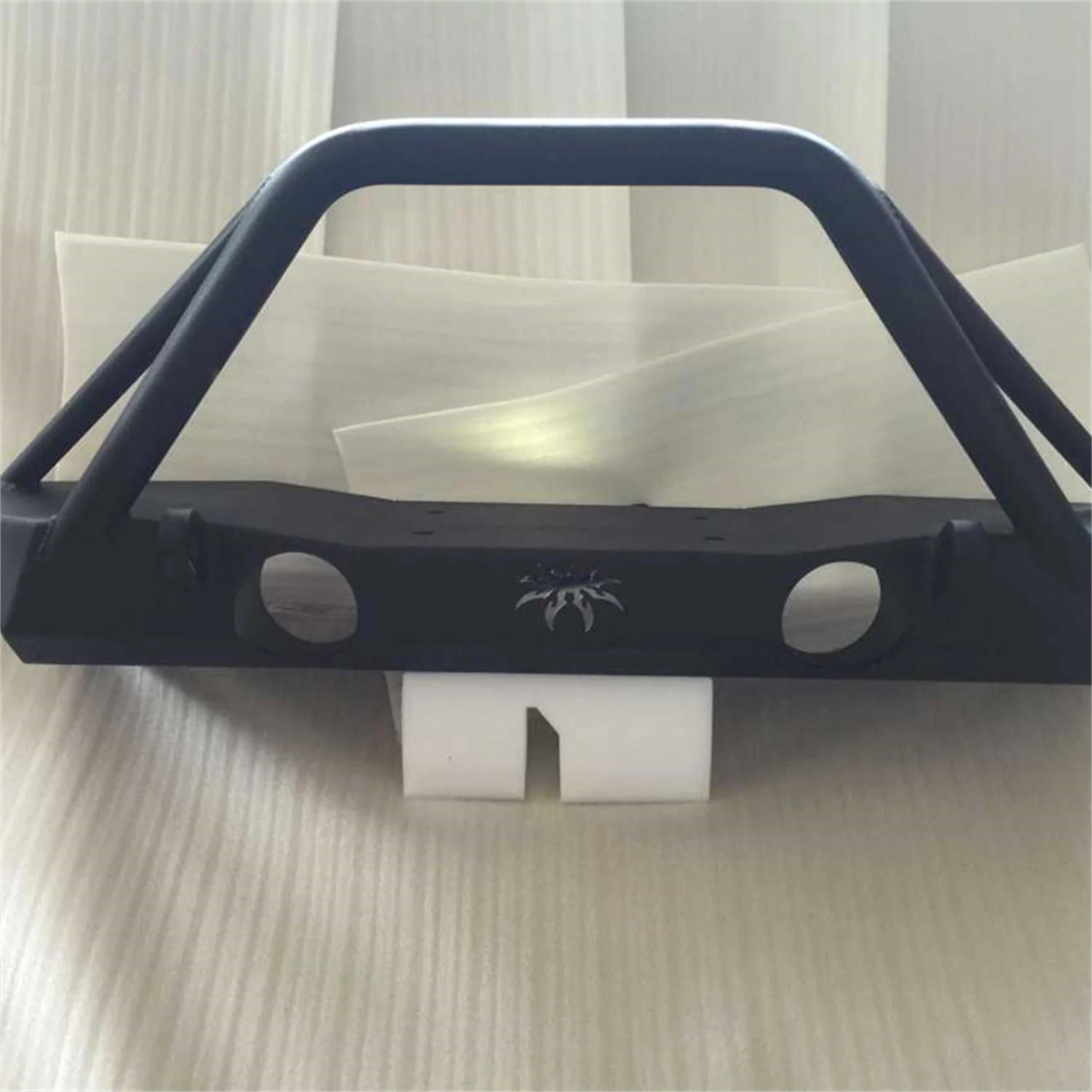 SXMA J065 Poison Spider Front Bumper Double-Barrelled For Jeep Wrangler JK 2007-2017 |