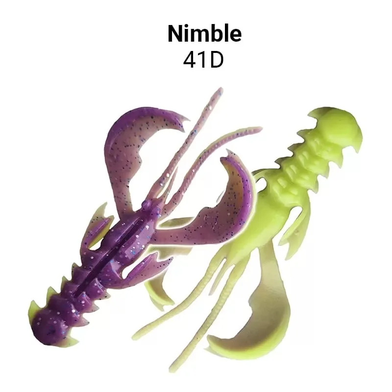 Силиконовая приманка Crazy Fish NIMBLE 3.2 (80 мм)