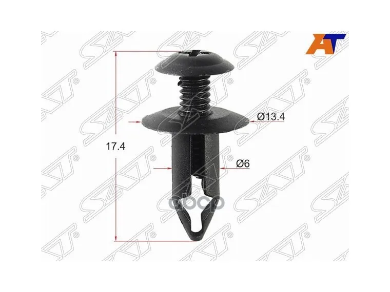 Клипса Решетки Радиатора Gm/Nissan (1 Шт.) Sat арт. ST-KJ-625