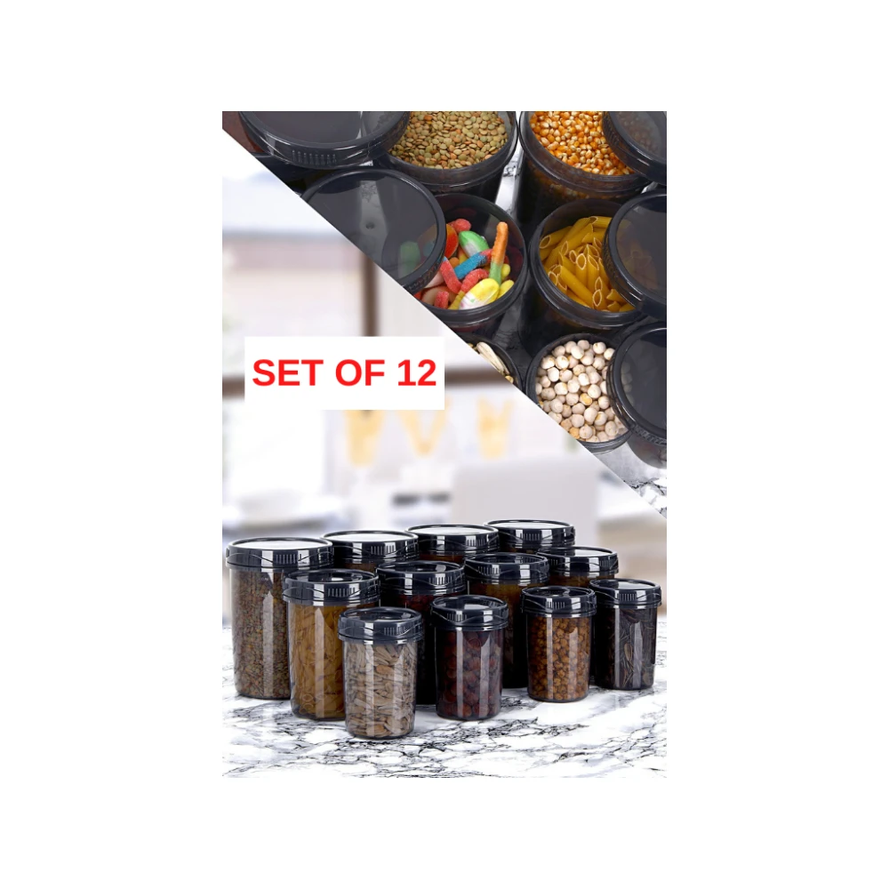 

Kitchen Food Storage Box Sealed Vacuum Clamshell Container Set Organizer Airtight Jar Pantry Noodles Legumes Cereals Pasta
