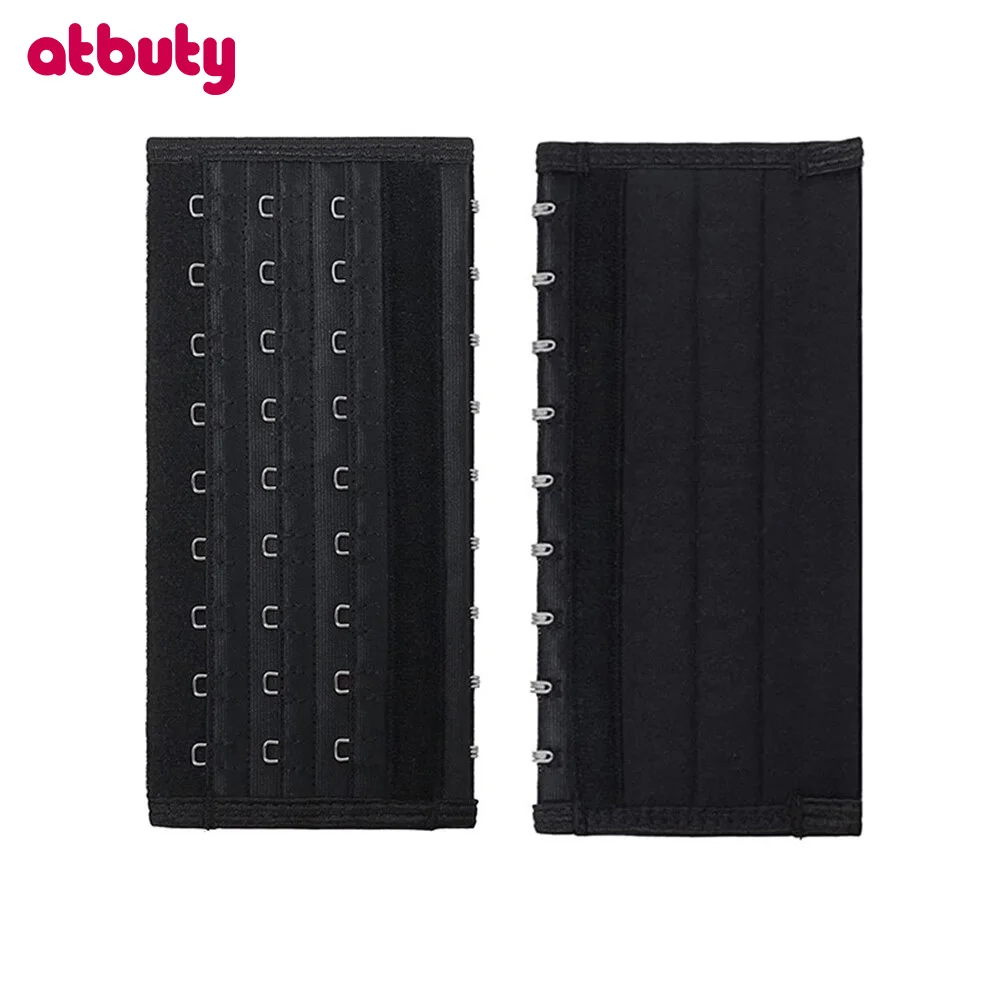 Atbuty 3 Rows Hook Extenders For Waist Trainer Slim Belt Buckle Extension Sewing Tool Women Belly Gridle Intimates Lengthened