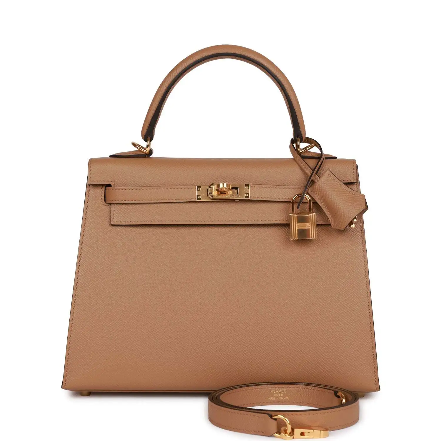 Фурнитура Hermès Kelly Sellier 25 Chai Из Английского Золота