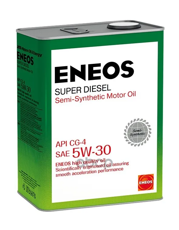 ENEOS Eneos Super Diesel 5w30 (4l)_масло Моторн.! Полусинтapi Cg-4