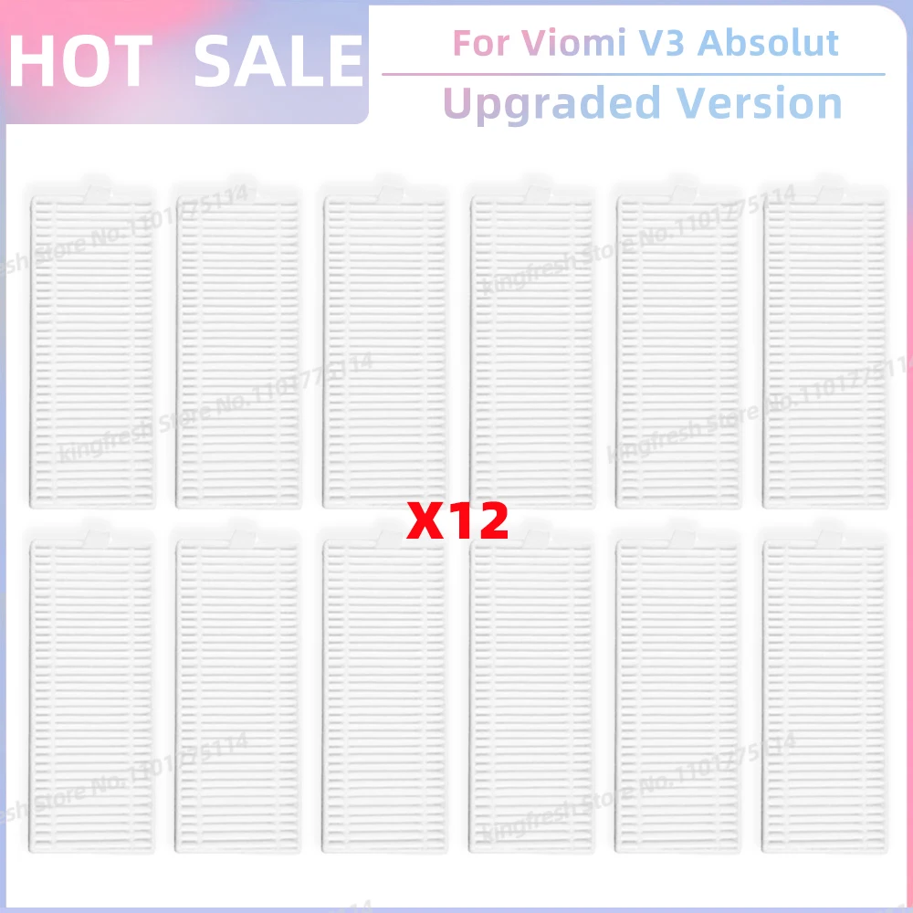 

Подходит для запасных частей и аксессуаров для робот-пылесоса ( Viomi V3 Absolut V-RVCLM22A, Tikom G8000 MAX, Tikom L8000 PRO ) - основной валик, боковая щетка, HEPA-фильтр(NOT FOR VIOMI V3)