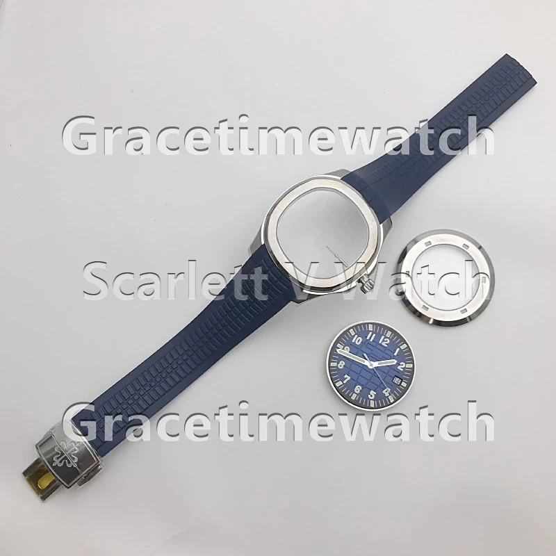 

Luxury Mechanical Watch Z Factory Newest Edition 5168G Blue Dial on Blue Rubber Strap 324CS Super Perfect Quality for Men