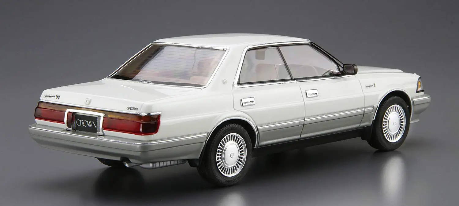 AOSHIMA Модель автомобиля серии Toyota UZS131 Crown Royal Седан G 1989 Пластиковая модель 1/24 №87 |