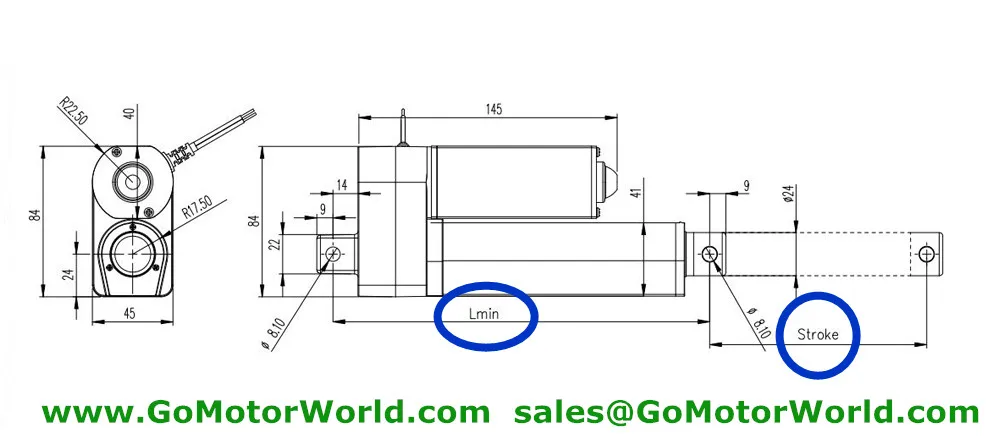 12 Вольт 24 вольт Электрические Линейные Приводы тихий шум сверхмощный 400 н кг 880LBS