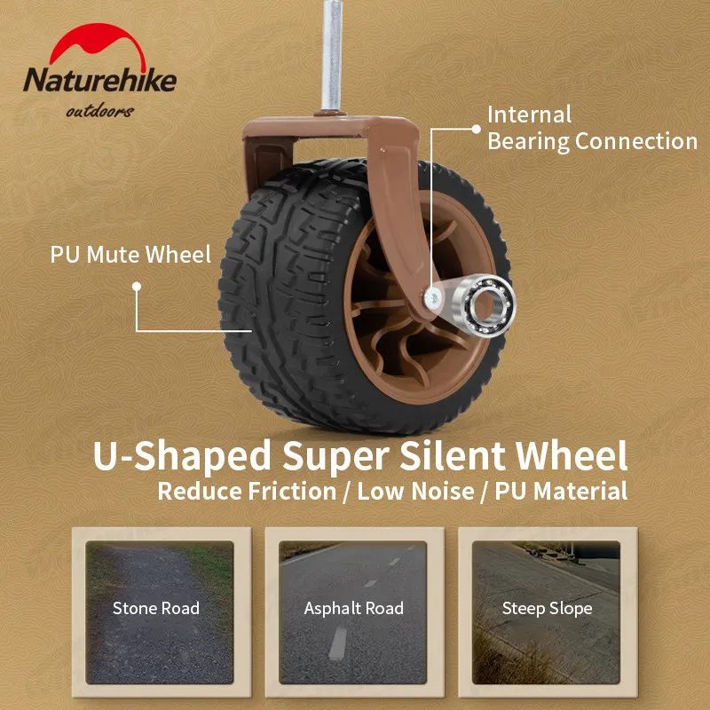 Складная тележка для кемпинга Naturehike x Dunhuang 120 л