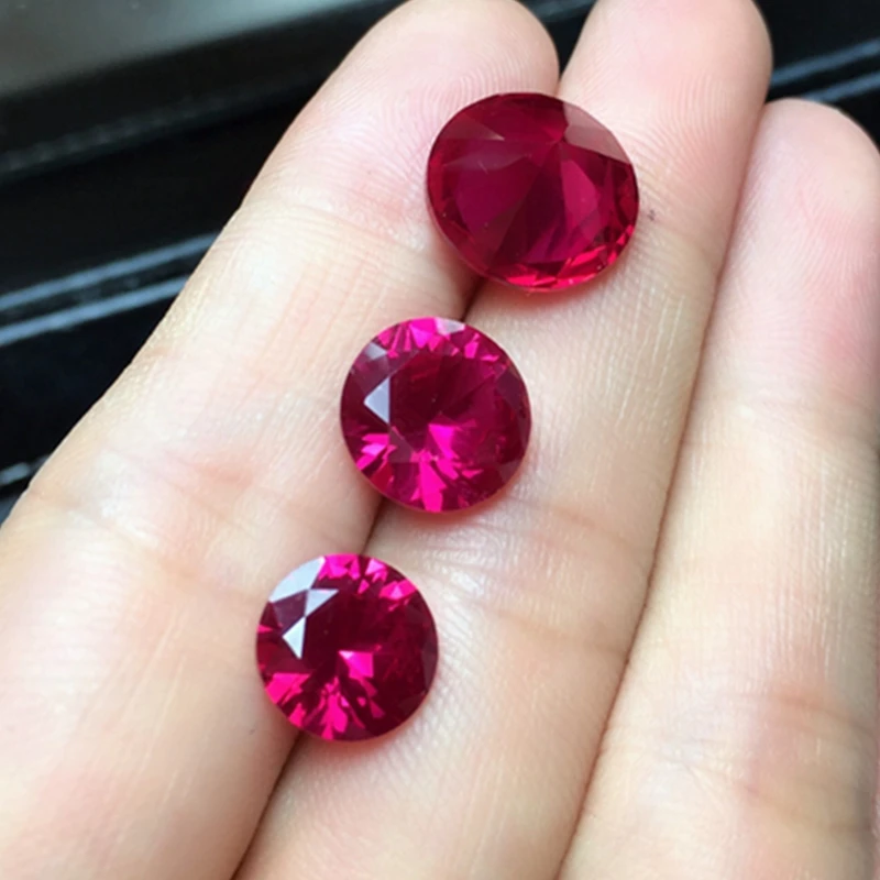 Ruby Large Cut Unheated 10.50 Cts Natural Mined 11.0mm Sri-Lanka Garnet Ruby Pigeon Red Round Cut VVS Loose Gem images - 6