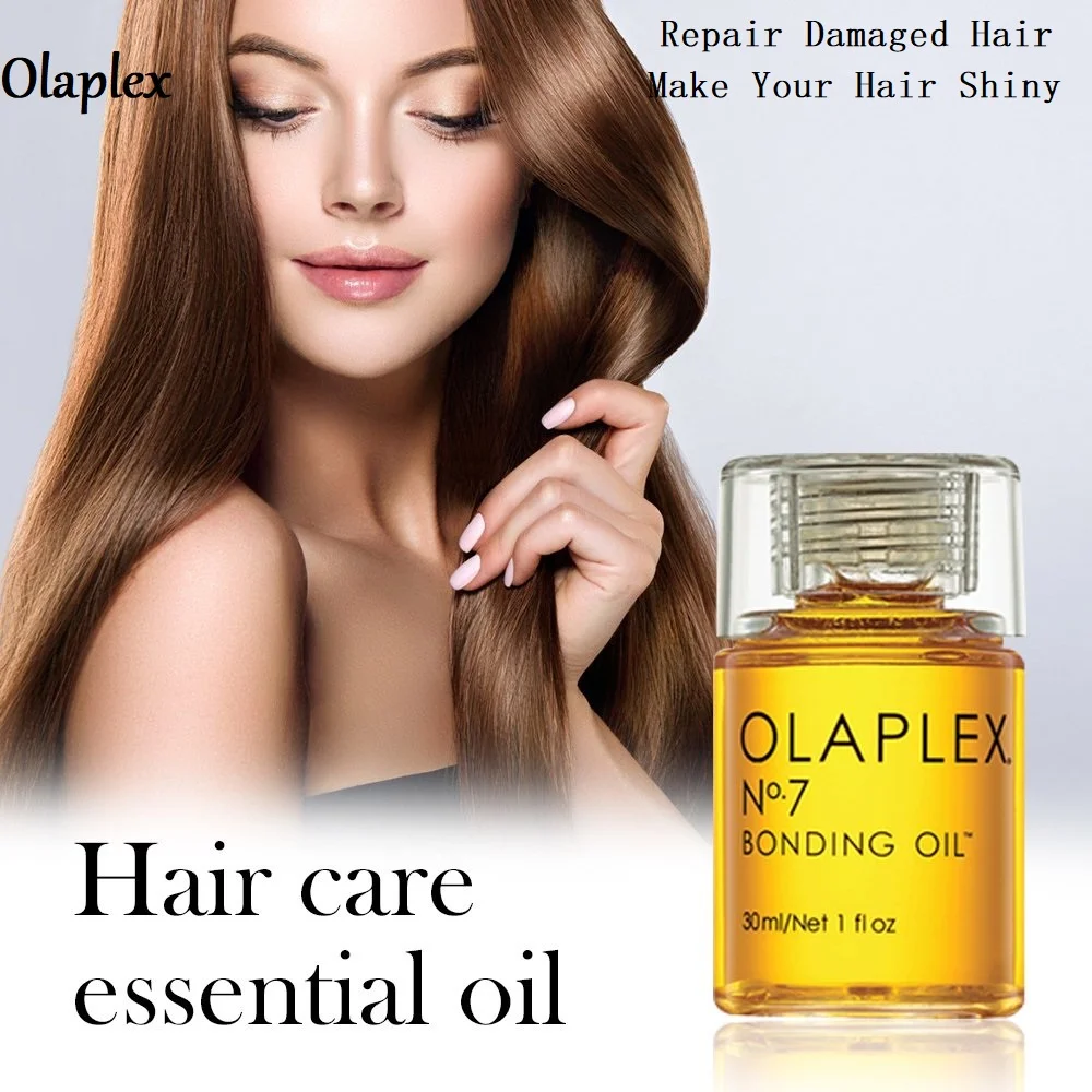 

Original Olaplex No.7 Bonding Oil 30ml Essential Nursing Dye Damaged Soft Anti-high Temperature Deep Repair Growth Oil Hair Care