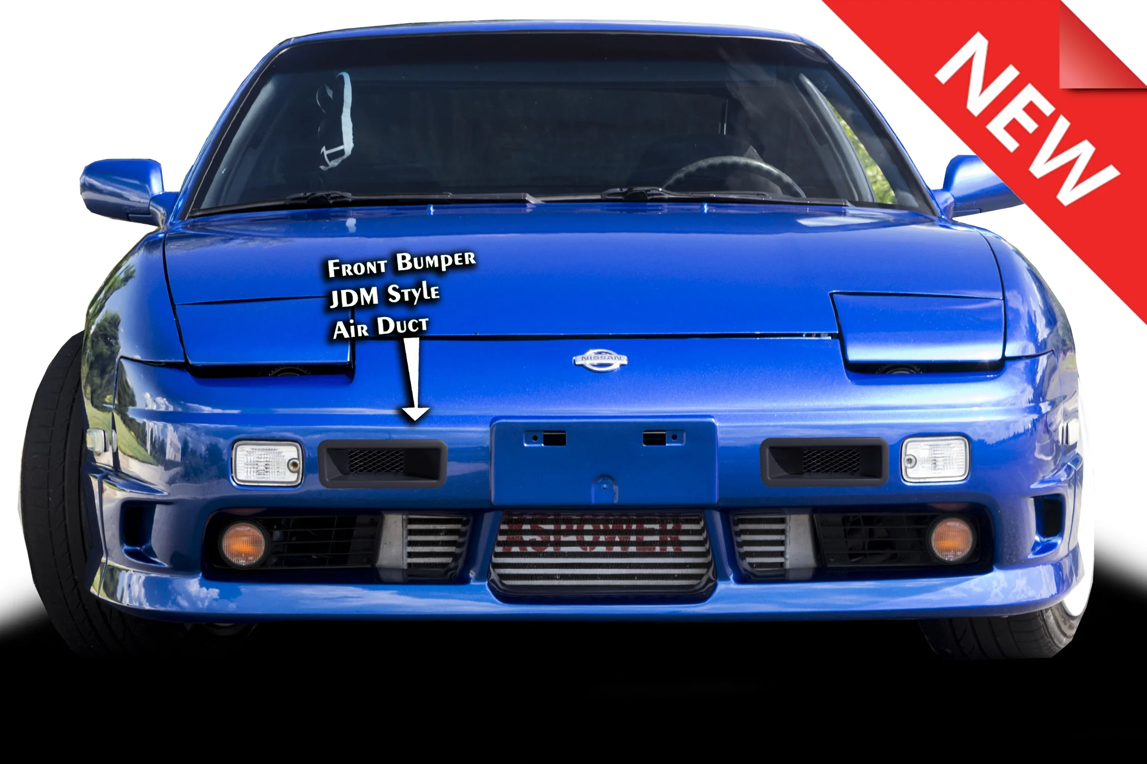 

Воздуховод переднего бампера для 1989-1993 S13 240sx 200sx 180sx Silvia Gtr /// Бесплатная и быстрая доставка