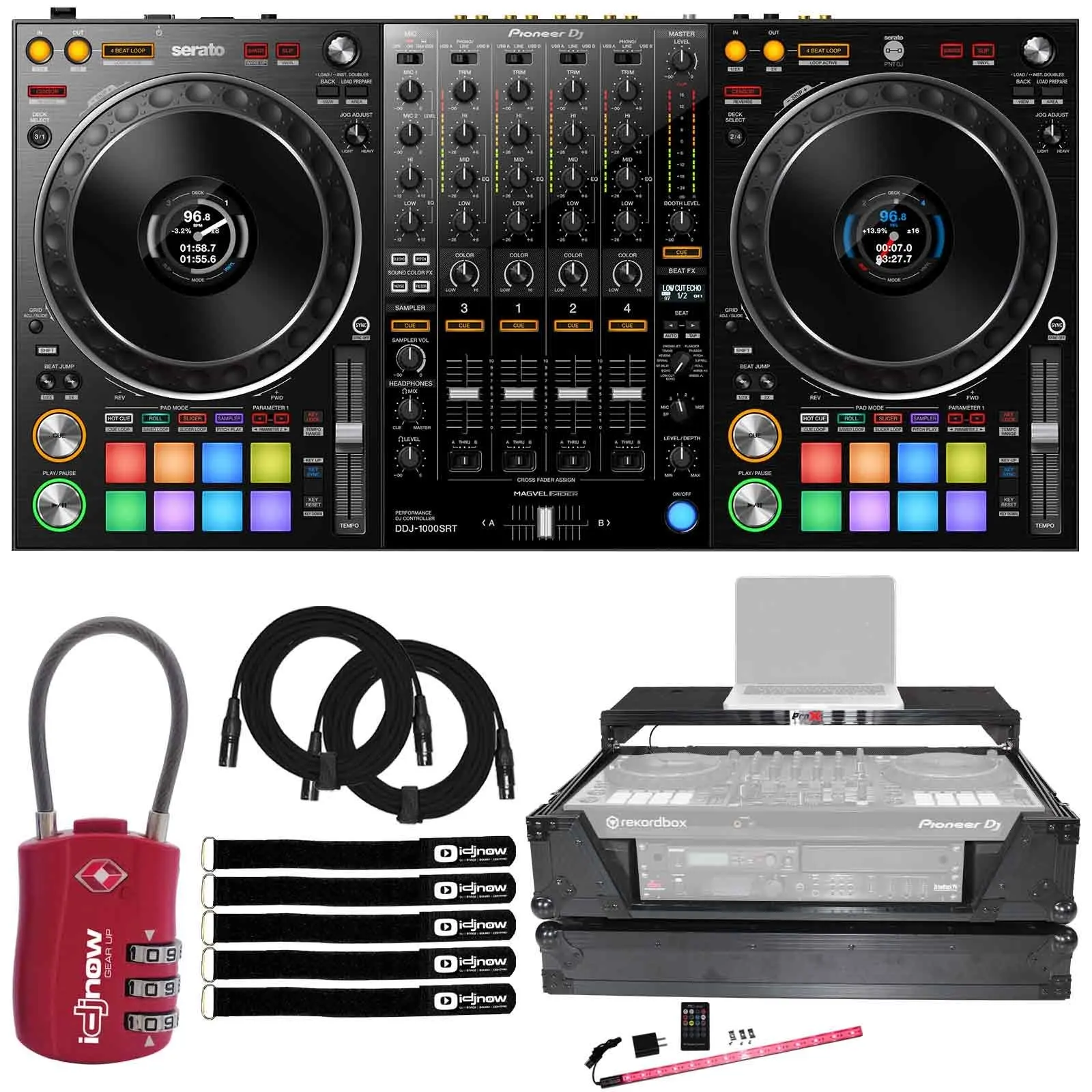 

Закажите 2 и получите 1 бесплатно, Pioneer DJ DDJ-1000SRT 1000, 4 канала, Serato, DJ контроллер
