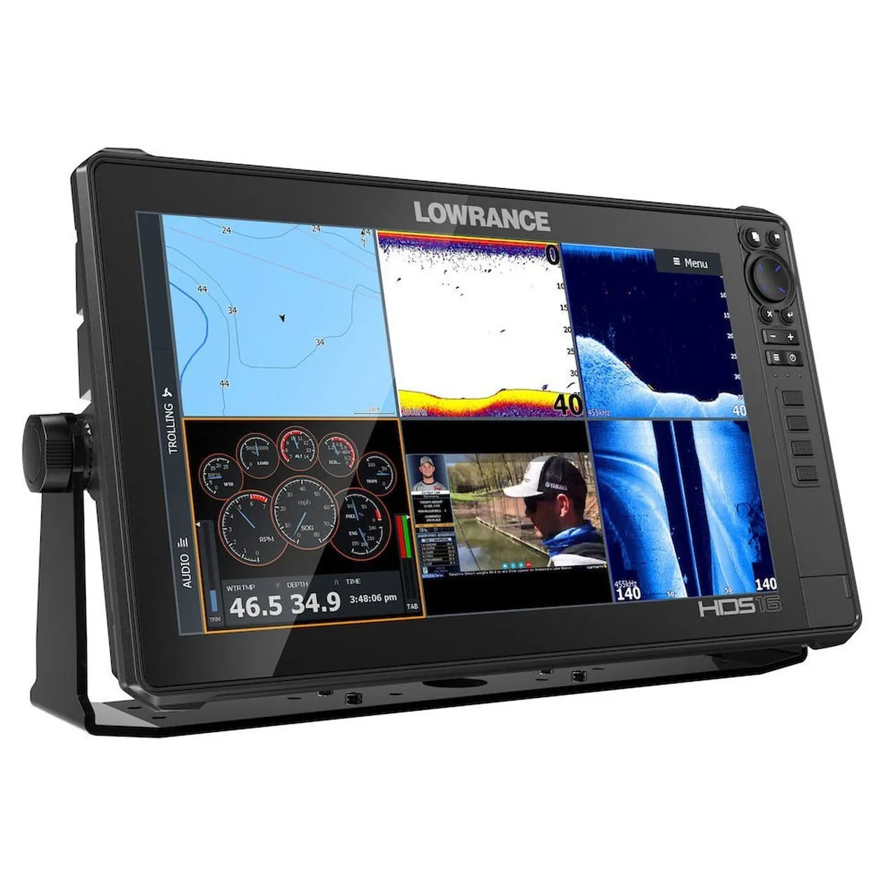 

NEW DISCOUNT LOWRANCES HDS-16 LIVE W ACTIVE IMAGING 3-IN-1 TRANSOM MOUNT & C-MAP PRO CHART Fish Finders