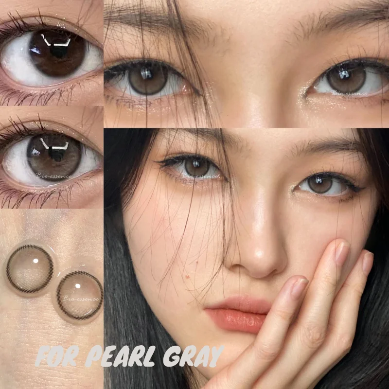 bio essence 1 pair color contact lenses for eyes sailor moon heart lenses beauty color lens contact blue lens free global shipping