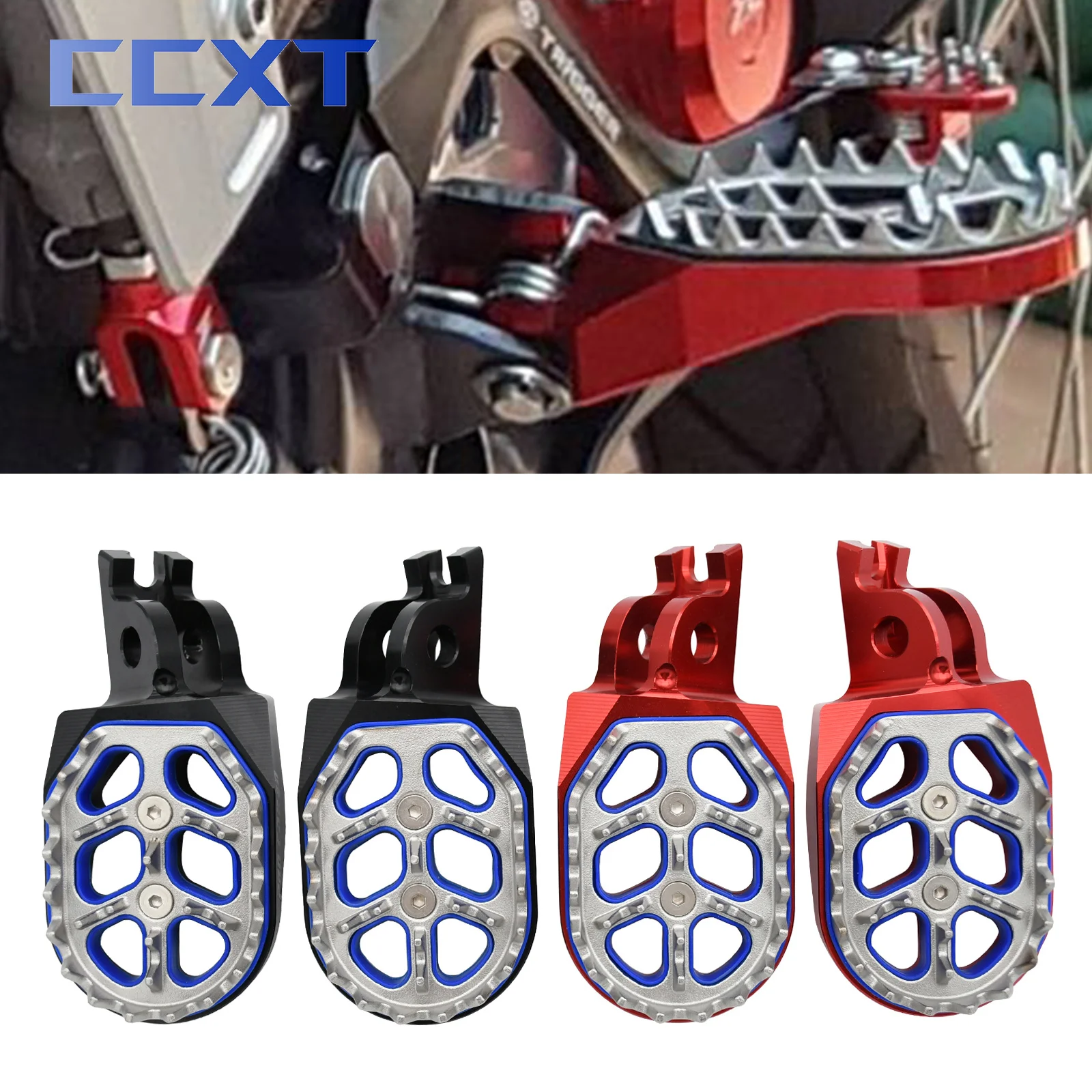 

Подножки для мотоцикла Подножки для Honda CR125 CR250 2002-2008 CRF150R CRF250R CRF450R CRF250X CRF450X 2004-2018 универсальные