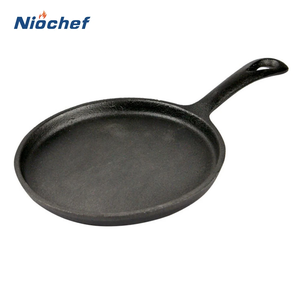 

Cast Iron Frying Pan Omelet Pan Non-Stick Fried Steak Pot Pancake Skillet Gas Induction Cooker Universal Kitchen Baking Cookware