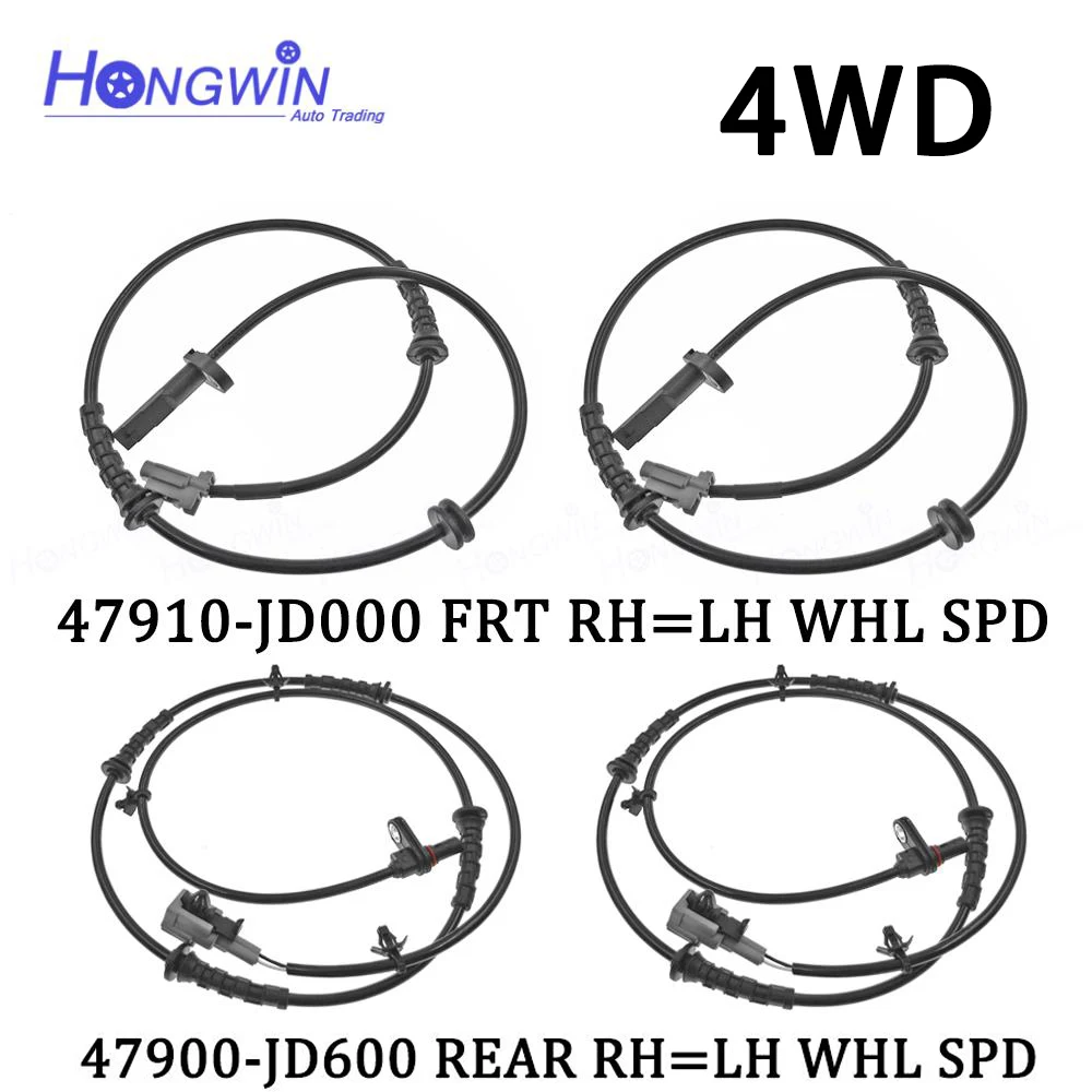 Передний и задний датчик скорости колеса L = R 47910JD000 47900JD600 для Nissan Dualis Qashqai + 2 J10 JJ10 2,0 DCI 2007-2013 Передний и задний датчик скорости колеса L = R 47910JD000 47900JD600 для Nissan Dualis Qashqai + 2 J10 JJ10 2,0 DCI 2007-2013
