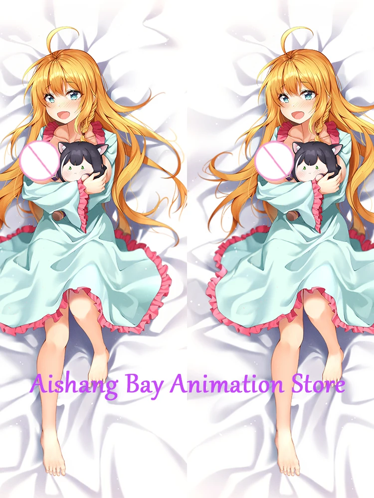 Наволочка Dakimakura с аниме подушка пекорин двусторонним принтом украшение для тела
