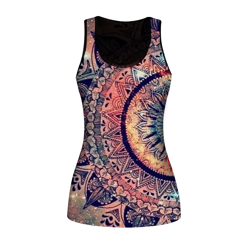 

Summer 2020 Women's Tank Top Corset Fashion Gothic Clothing Harajuku Casual Print Sleeveless O-Neck Women's T-Shirt