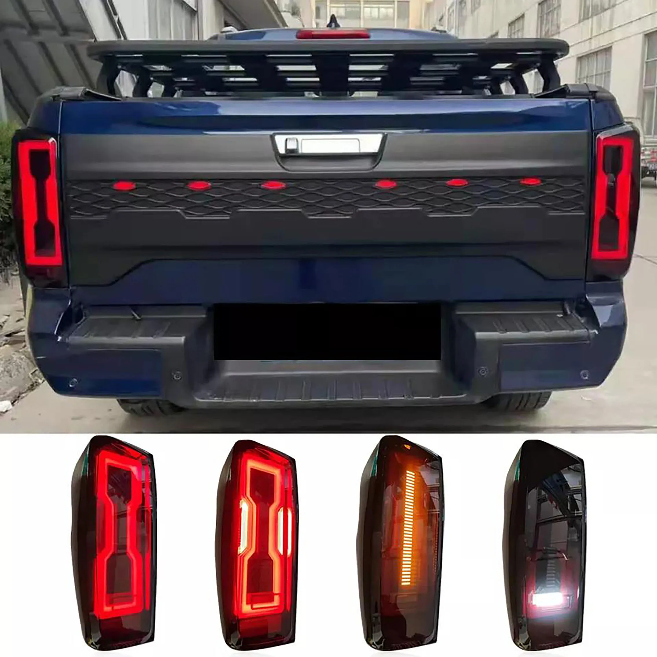 

LED Rear Running Lamp For Isuzu Dmax D-max 2020 2021 2022 Car styling Taillights Brake Lights Trim