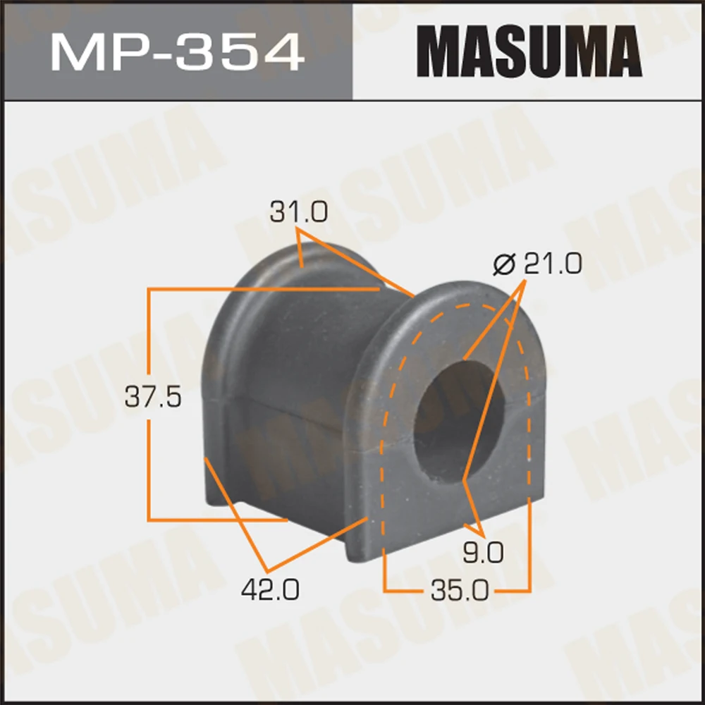 Втулка стабилизатора Toyota Vista 98-03 переднего MASUMA MP-354