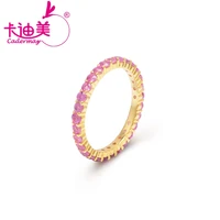 cadermay designer diamond natural pink diamond rings for women original 925 engagement wedding party gifts hot sale