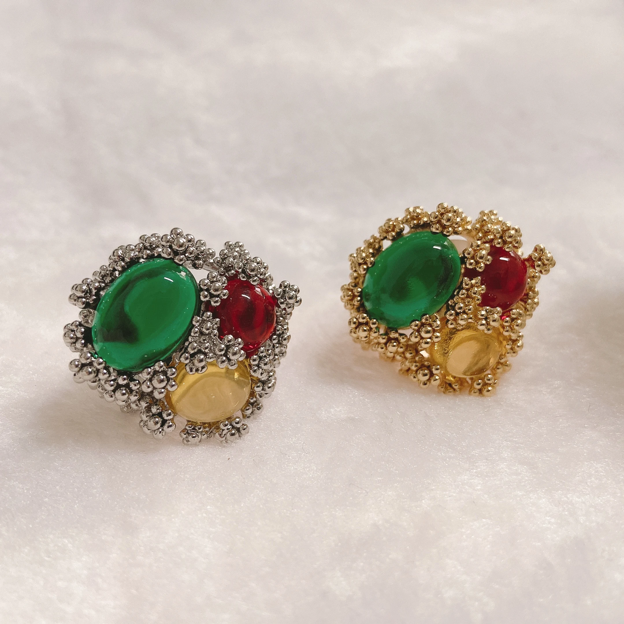 YULAILI трехцветные ранние кольца для женщин модные аксессуары новые стильные на