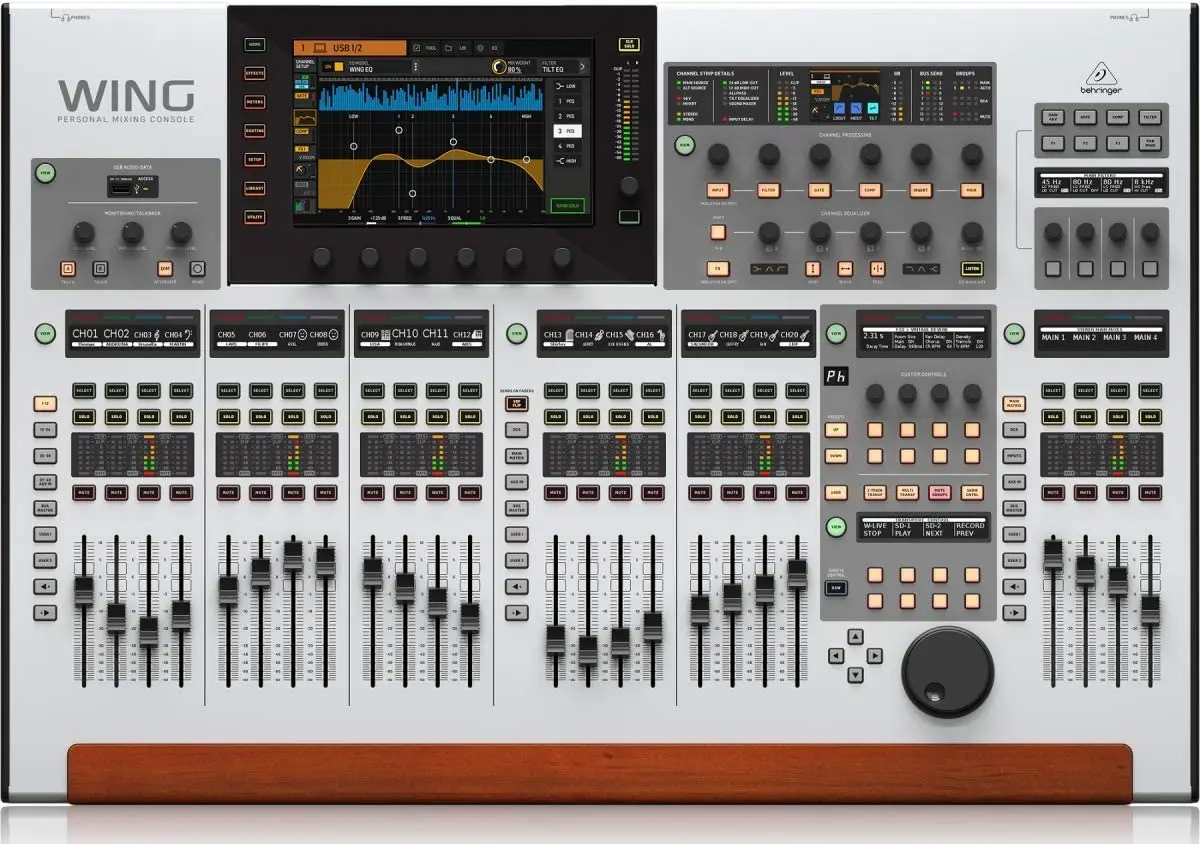 

100% Официальный 48-канальный цифровой миксер Behringer WING