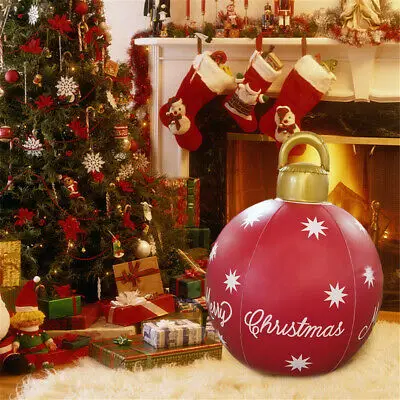 

24 Inch PVC Inflatable Ball Indoor & Outdoor Kids Hand Carry Toy Ball Decoration US