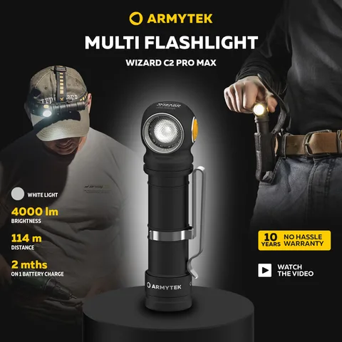 Фонарь налобный Armytek Wizard C2 Pro Max