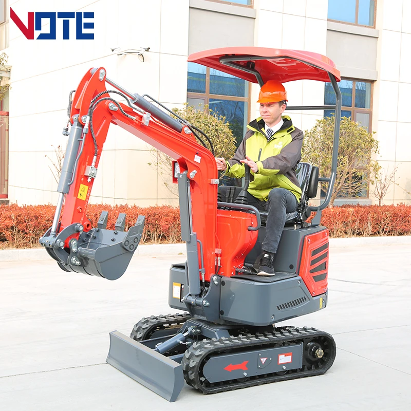 Высококачественная деталь с резиновой гусеницей мини-экскаватор для сада 1t 1 5 t 2t