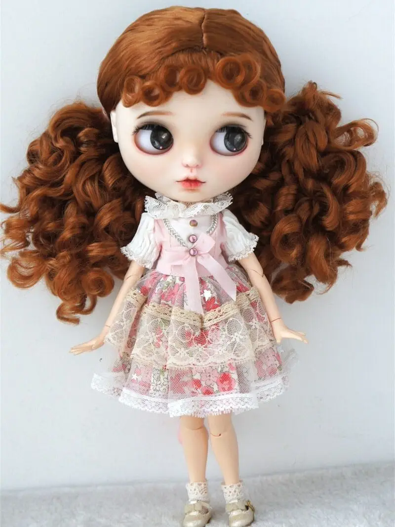 JD724 Все размеры Длинные двойные волосы с лапшой в рулоне пони Куклы Парики